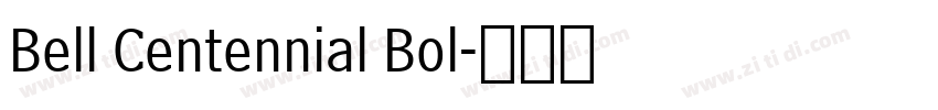 Bell Centennial Bol字体转换